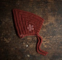  Part of the spot niche TYPICALLY RED HAND-woven WOOL STICK NEEDLE ELF HAT BABY CHILDREN