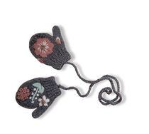  Part of the spot Danish shirley bredal flower hand-embroidered embroidered wool gloves