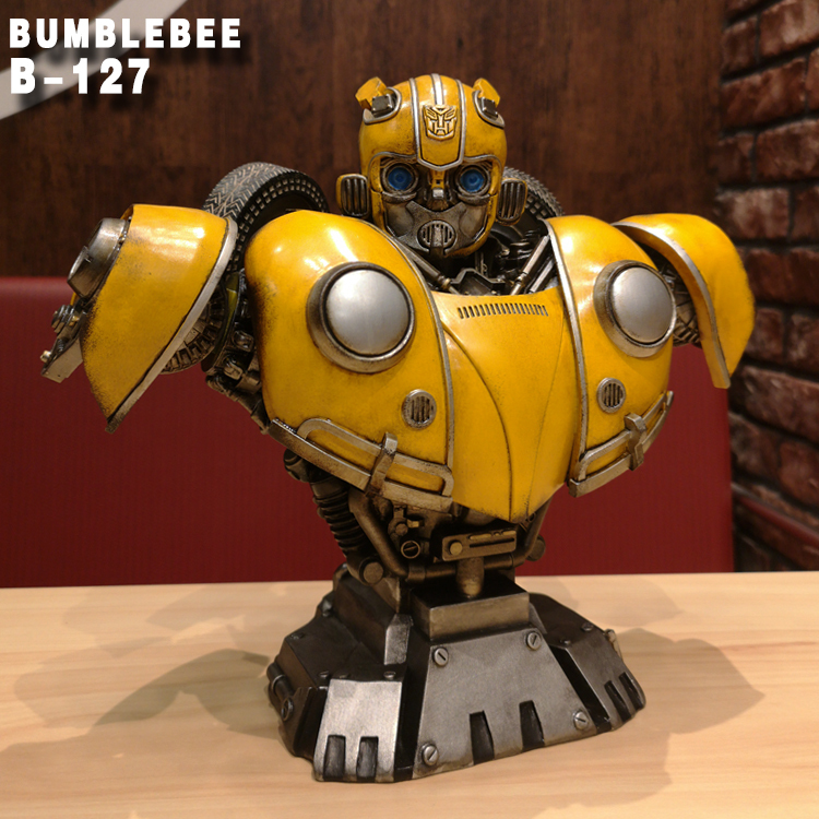 Transformers Action Figure Bumblebee Optimus Prime Megatron Anime Model Gk Resin Statue Trendy Ornament