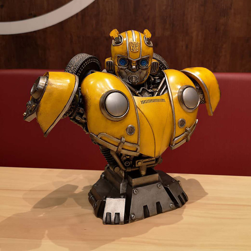 Transformers Handmade King Kong Bumblebee Movie Optimus Prime Peripheral Model Ornament 3A Collector's Grade Painted Resin Statue