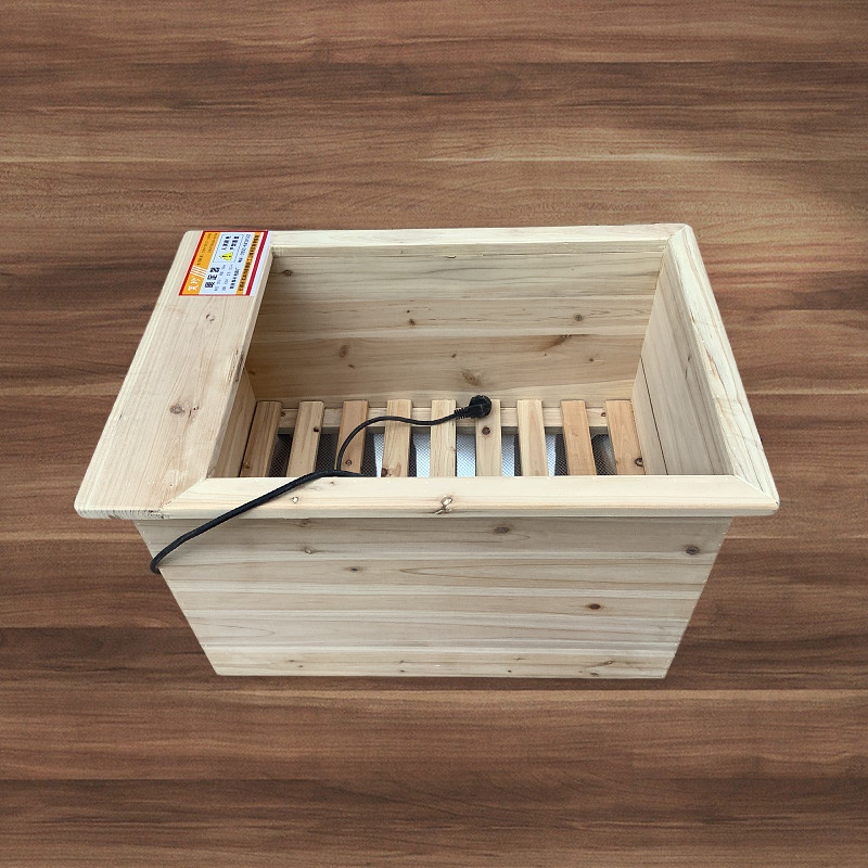 Hot selling recommended solid wood electric fire barrel heater oven foot warmer household quartz tube heating power saving single person