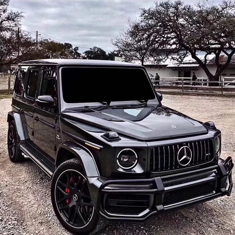 Children's electric car four-wheeled off-road car with remote control Baby toy car can sit on an adult stroller double Mercedes-Benz g