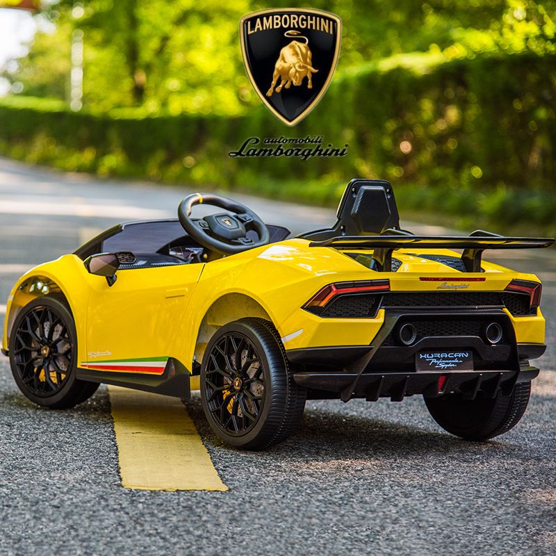 Lamborghini Children's Electric Car Four-Wheel Sports Car with Remote Control Car Toy Car That Can Seat a Baby or Child