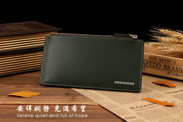 Bà Thẻ Gói Người Đàn Ông của Chủ Thẻ Siêu Dung Lượng Lớn Thẻ ID Ngân Hàng Kinh Doanh Thẻ Set Zipper Wallet Điện Thoại Trường Hợp