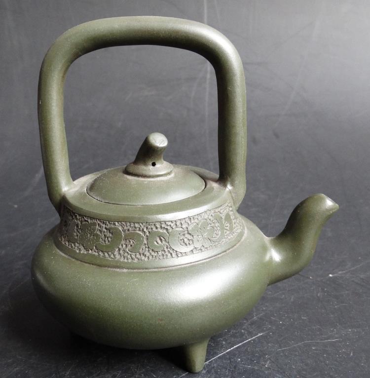 ♦中国 紫泥 茶壺 古玩 宜興窯？タタラ作りアンティーク 骨董品 コレクション ♢中国 宜興窯 紫泥茶壺 茶器 茶道具 美術品 工芸品