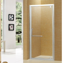 Household shower room bathroom partition Bathroom glass door Shower screen Bath room glass simple flat door a shape