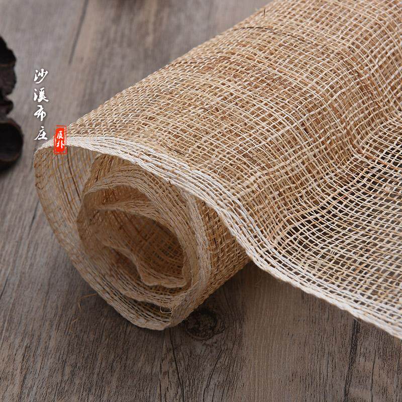 Handmade pure hemp Ancient Qin Xiao Cloth Coarse Hemp Decoration Buddha Statue Ancient Build Tire Lacquer Art Hemp Cloth Crafts Beauty School Teaching Numb-Taobao