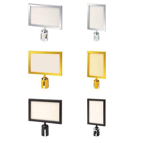 Special airport one-meter line card isolation telescopic belt A3 A4 railing seat card stainless steel cordon card