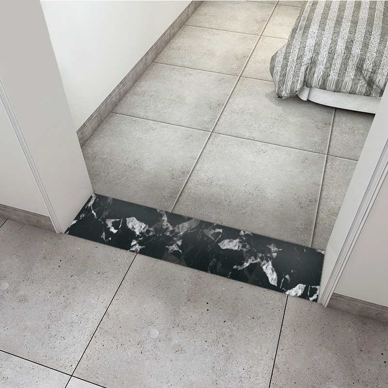 Kitchen Bedroom Doorstone Sticker Doorstone Floor Sticker Living Room Hallway Decor Kickboard Wall Sticker Waterproof Abrasion Resistant