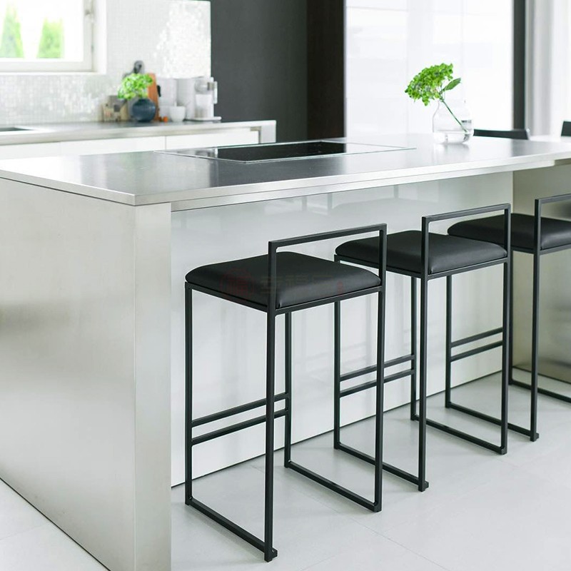 Nordic bar chair modern minimalist bar high stool cashier counter chair high chair back front chair jewelry chair
