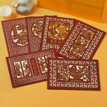 2022 new hollowed-out tiger year New Years Eve greeting card 3d Cubic message Diy handwriting New Years New Year Happy New Year Happy New Years Happy New Year greetings Fest thanks to the card Paper China Wind Spring Festival gift New Years Lunar New Year card 22A