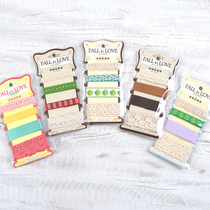 Ihe DIY handmade paper accessories bag material bag colorful lace bag A
