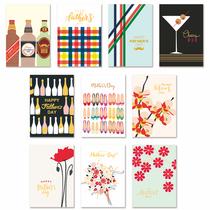 Euno Fathers Day greeting card Mothers Day greeting card Thanksgiving parents card send father send mother MINI-1831