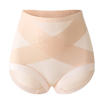 Womens summer thin high-waisted tummy-tightening buttocks shaping underwear postpartum ice silk seamless tummy-tightening butt-lifting pants