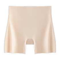 Safety pants anti-exposure womens non-curling summer thin ice silk seamless underwear two-in-one tummy control bottoming boxer briefs