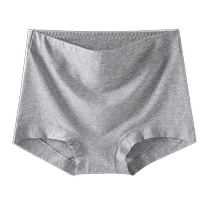 Safety pants womens boxer briefs pure cotton antibacterial high-waist tummy-tightening butt-tightening tummy-tightening seamless boxer shorts for summer