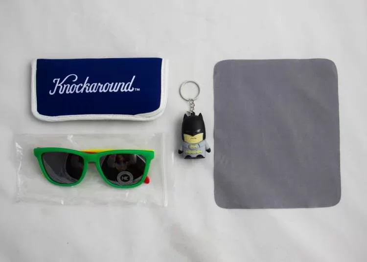 Американские брендовые солнцезащитные очки Knockaround светло-голубые Carolina Blue Knock around обычные
