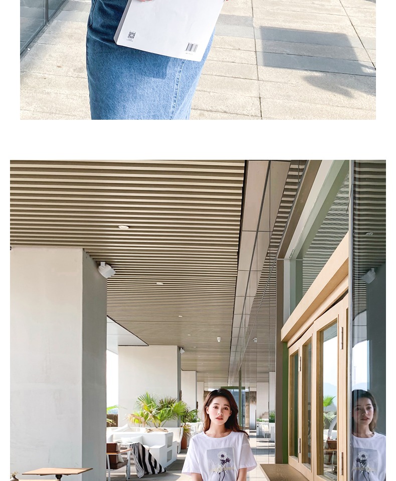 Áo thun cổ tròn cotton cotton nữ 2019 mới handmade đính cườm thêu ba chiều hot map in ngắn tay hương vị Hồng Kông - Áo phông áo thun nữ đẹp