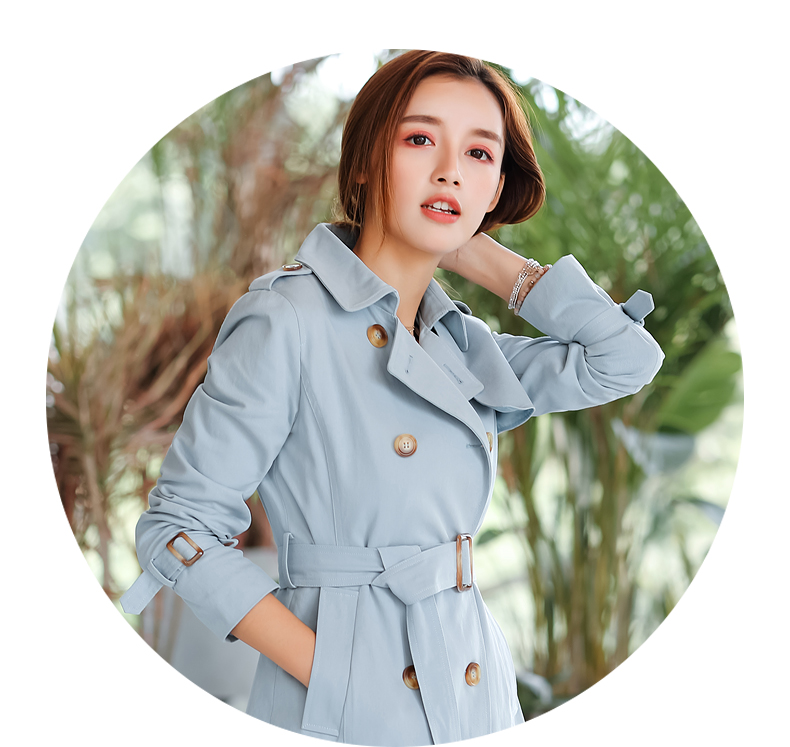 Trench pour femme MEFOUND    en Coton - Ref 3227521 Image 30