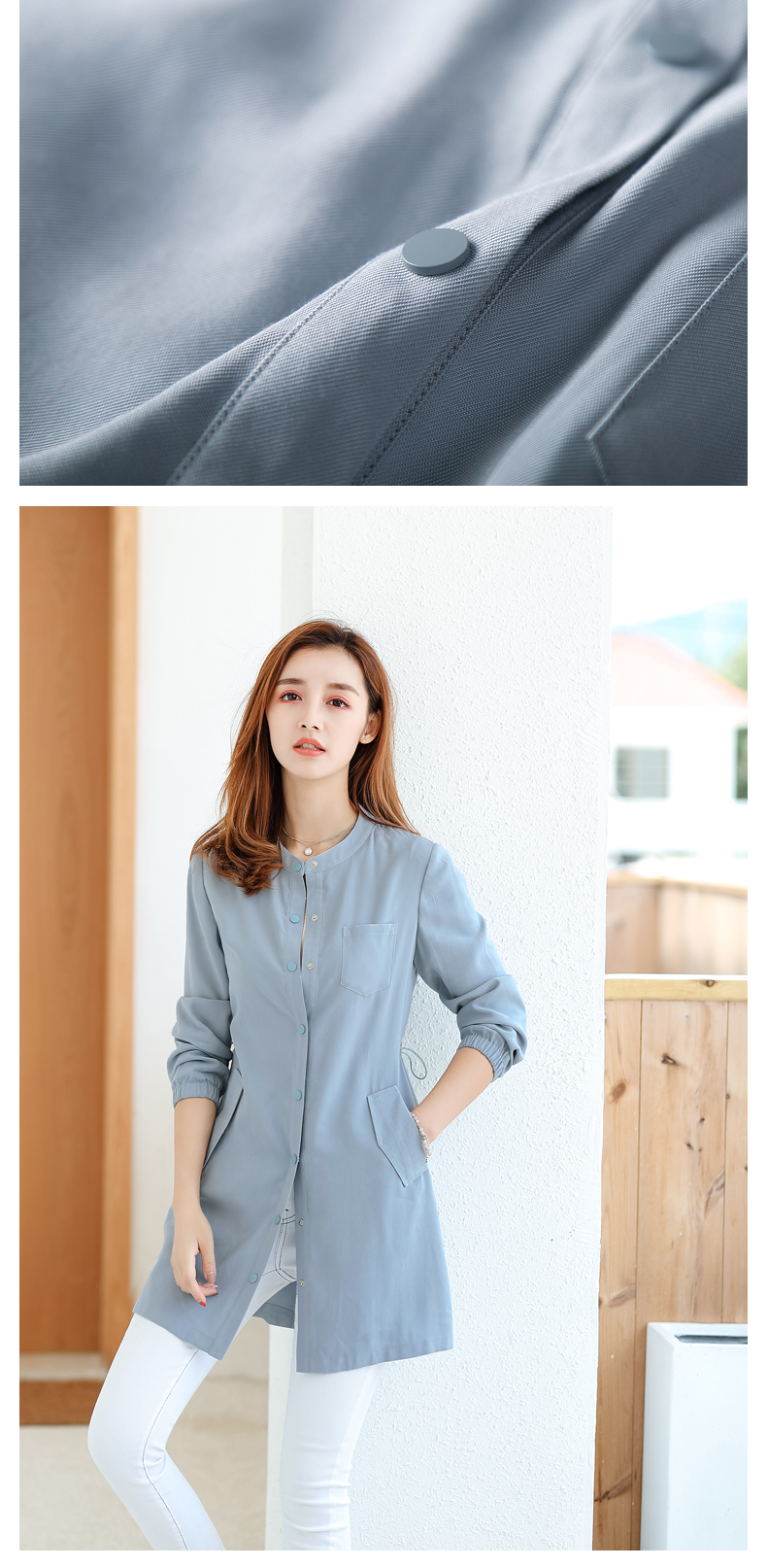 Trench pour femme MEFOUND    en Polyester - Ref 3226751 Image 15
