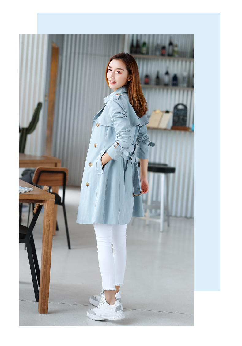 Trench pour femme MEFOUND    en Coton - Ref 3227521 Image 23