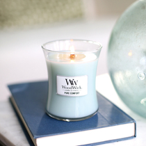 American imported WoodWick scented candle WW smokeless wood wick essential oil soybean wax fragrance small cup gift box