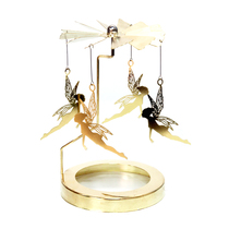 (Large version)Aromatherapy fragrance candle European Wrought iron rotating candlestick Horse lantern Fairy diptyque