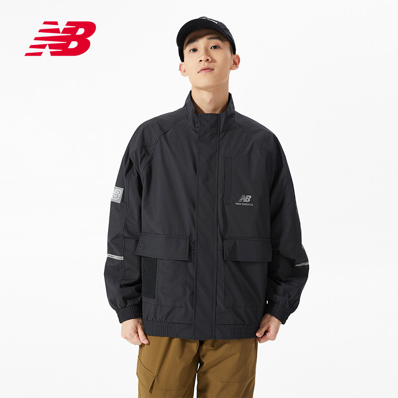 New Balance NB Official 22 new men's Comfort Fashion 100 Hitch Casual Jacket Jacket AMJ21358