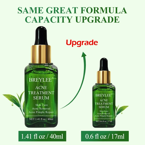 BREYLEE ACNE TREATMENT SERUM эссенция против прыщей 40 мл для удаления черных точек, пор, борьбы с прыщами и восстановления