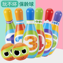 Childrens large bowling toys Indoor interactive sports set Parent-child baby boy kindergarten ball games