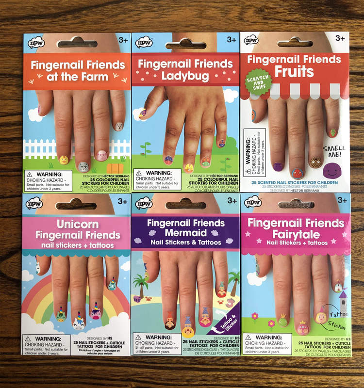American Npw Kidsren's Cartoon Nail Stickers Baby-Safe, Environmentally Friendly and Waterproof Nail Stickers