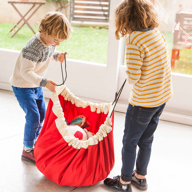 Belgium PlayGo Children's portable picnic mat Mouth Storage Bag Toy Cushion Toy Cashier Bag Play Blanket
