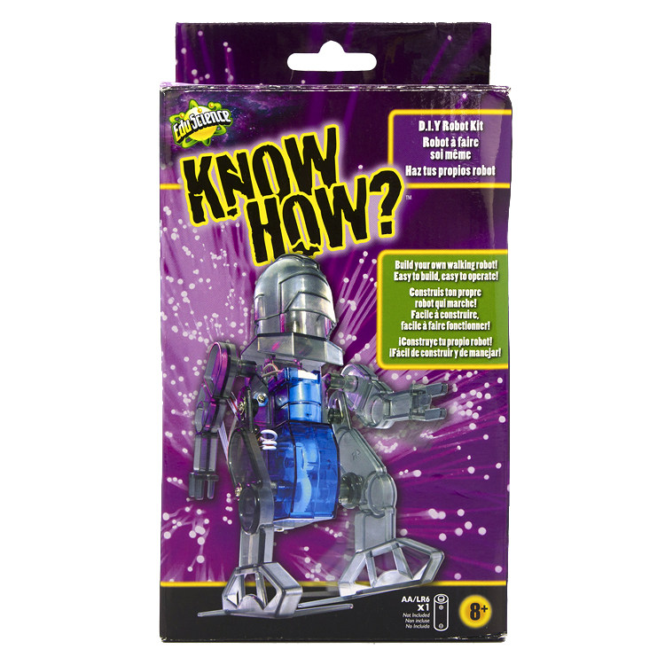 Edu Science Know How Robot Artisanal DIY Assembly Electric Wire Control Walking Robot Building Blocks-Taobao