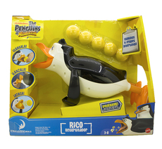 Игрушка penguins madagasca马达加斯加发声效企鹅波波球电动发射器玩具枪