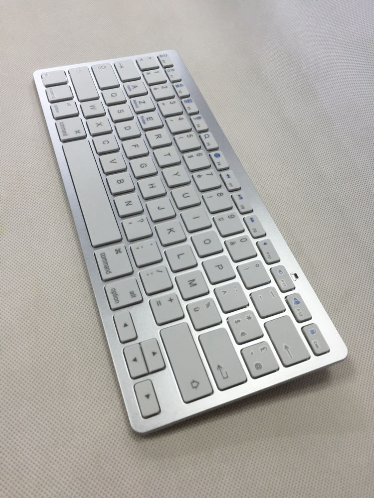 Clavier Bluetooth Ultra Slim Anglais QWERTY - Argent