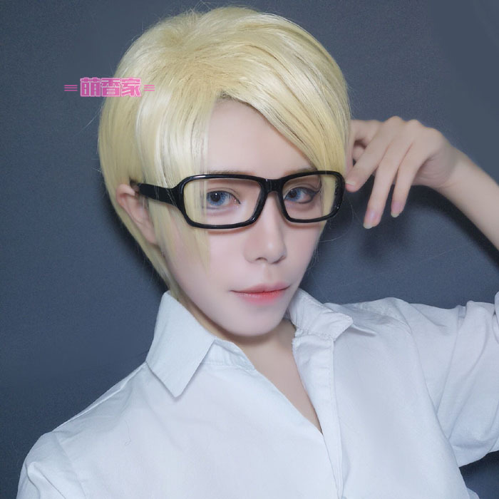 萌香家a3 音樂手遊秋組古市左京cosplay假髮現貨 萌香家a3 音樂手遊秋組古市左京cosplay假髮現貨