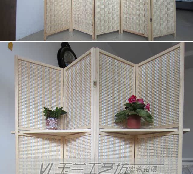 Tre màn hình chủ nhà vách ngăn vườn đơn giản gấp phù hợp phòng tắm di chuyển thu nhỏ IKEA hiên - Màn hình / Cửa sổ lam gỗ cầu thang