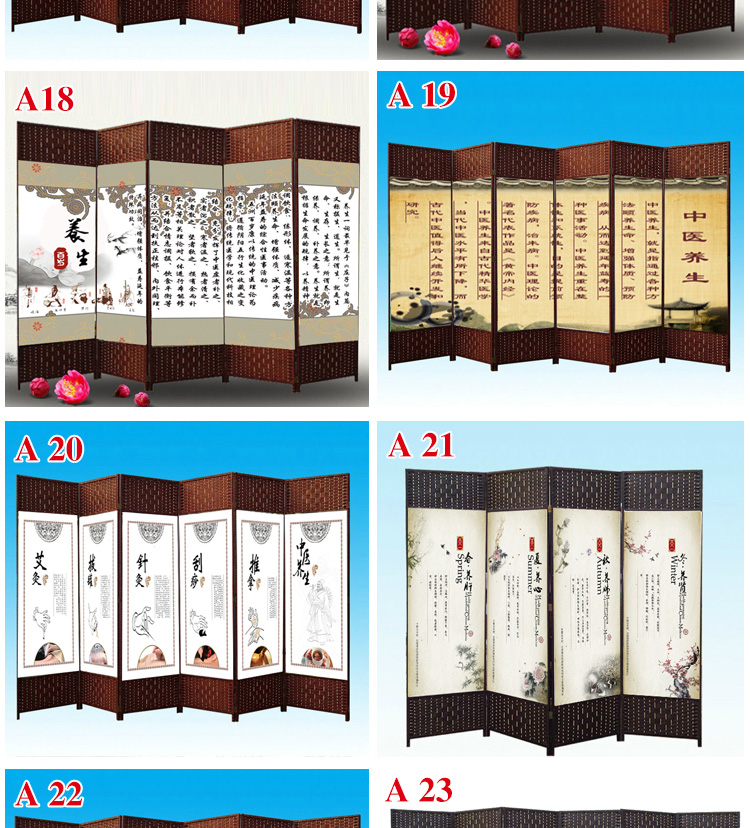 Màn hình vách ngăn phòng ngủ phòng khách di động gấp màn hình hiện đại tối giản vải rắn gỗ phòng nhà gấp hiên - Màn hình / Cửa sổ khung cửa sổ