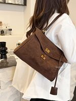 High-end Commuting Antique Frosted Crossbody Bag 2025 Autumn and Winter New Women's Shoulder Underarm Bag Hand-held Tote Bag