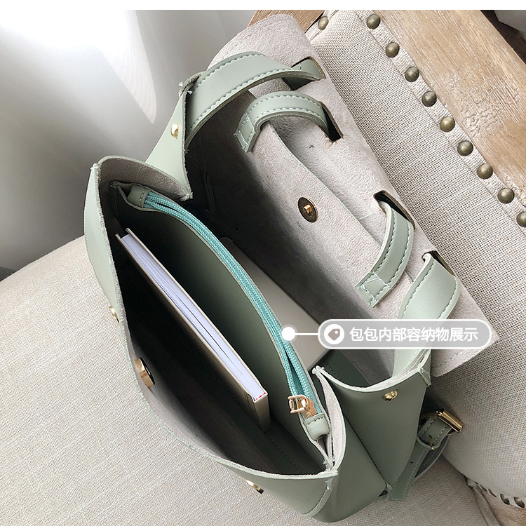Ba lô nữ phiên bản Hàn Quốc của túi xách nữ mới 2019 họa tiết hoang dã thời trang giản dị túi xách đại dương túi nhỏ - Ba lô balo praza