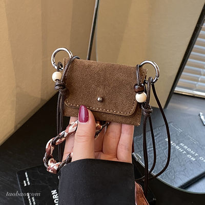 Mini bag for women 2026 new style, exquisite and versatile crossbody bag, super popular neck key necklace bag, clothing accessory bag