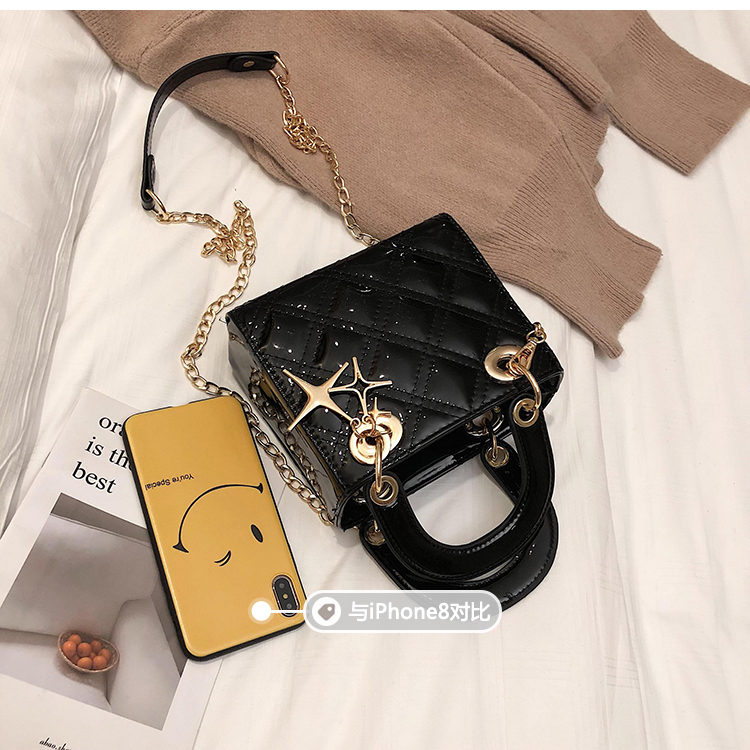 Túi xách nữ cao cấp mới 2019 phiên bản mới Hàn Quốc của chuỗi túi Messenger hoang dã đeo túi khí cầm tay - Túi xách nữ túi nữ đẹp