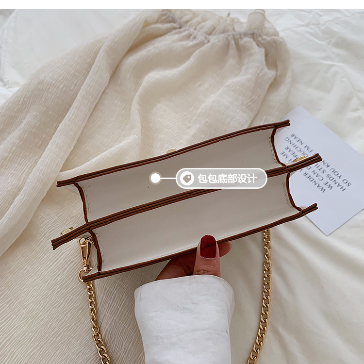 Retro port gió túi nhỏ nữ 2019 sóng mới Phiên bản Hàn Quốc của túi Messenger hoang dã chuỗi túi họa tiết thời trang túi vuông nhỏ - Túi xách nữ túi xách vascara