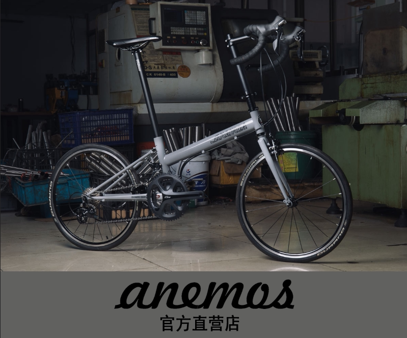 Anemos masseuse New Racing NR 2021 curved handlebar longitudinal folding steel frame vehicle