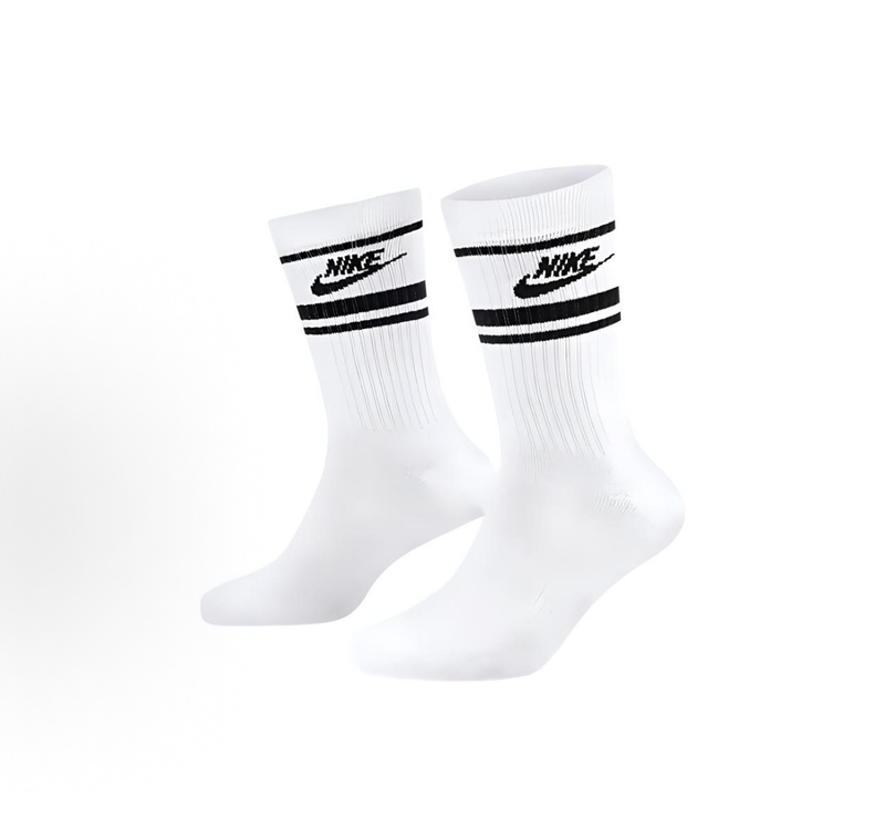 Nike Men's Socks Breathable and Comfortable Sports Socks Durable Long Socks Three Pairs Pack Dx5089
