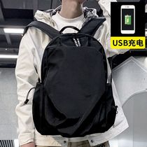 Mens backpack new personality simple fashion campus student school bag large capacity casual trend travel backpack