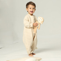 Xiaoerlang baby leg sleeping bag spring and summer thin baby cotton sleeping bag can be removed seven sleeves 0-7 years old Available