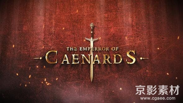 AE模板-史诗幻想电影预告宣传片开场片头Emperror Of Caenards – The Fantasy Trailer