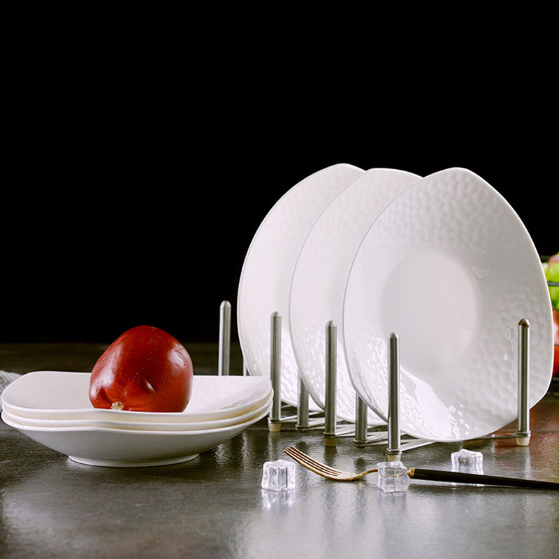 Jingdezhen household under the 8 inches 0 ceramic glaze color LIDS, the ipads porcelain plate suit northern wind deep dish