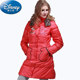 Brand Clearance Price Disney Women's Down Jacket Mid-Length White Duck Down Female Student Winter Warm Hooded Jacket